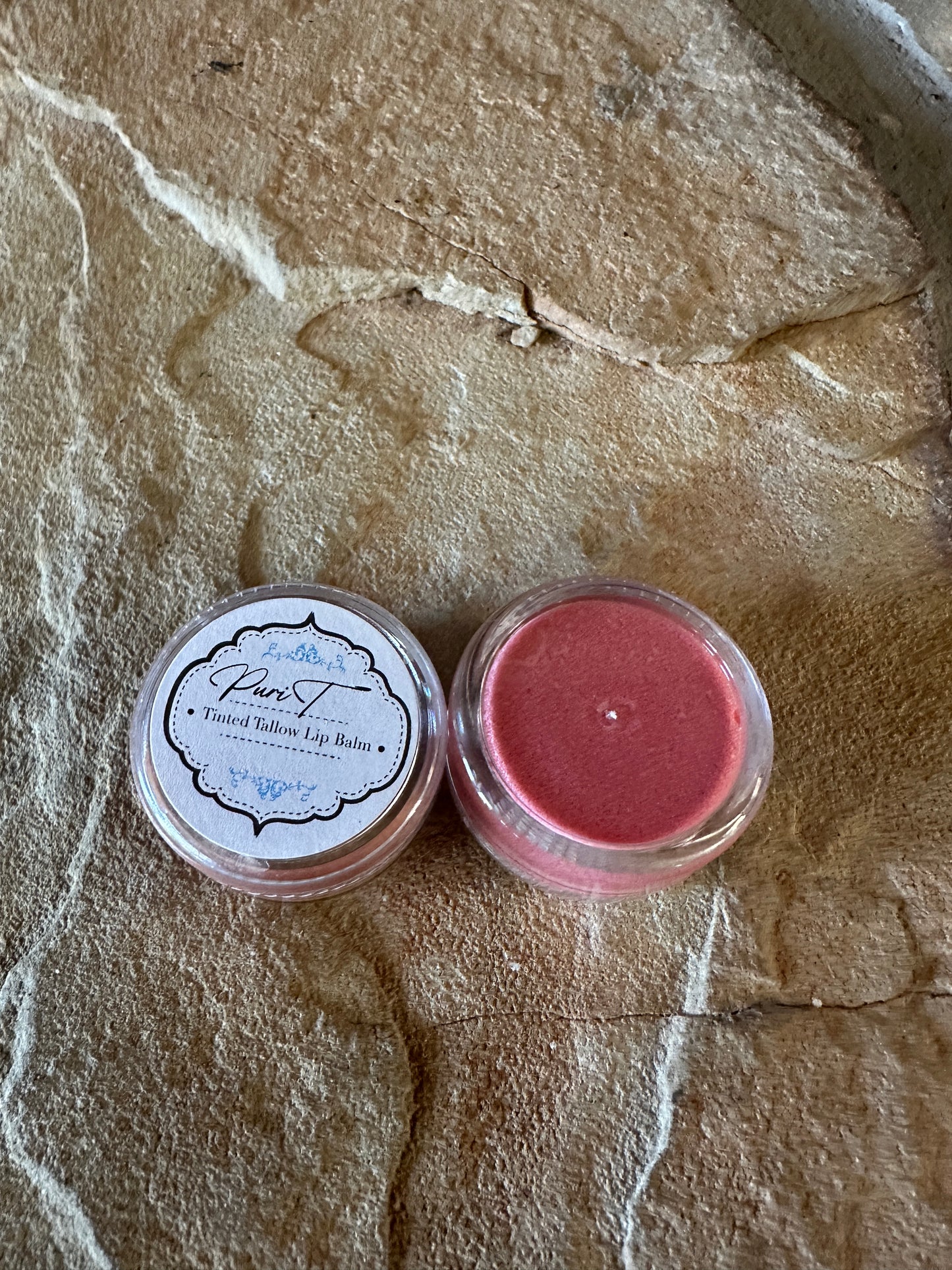 Tallow Lip Balm- Pink